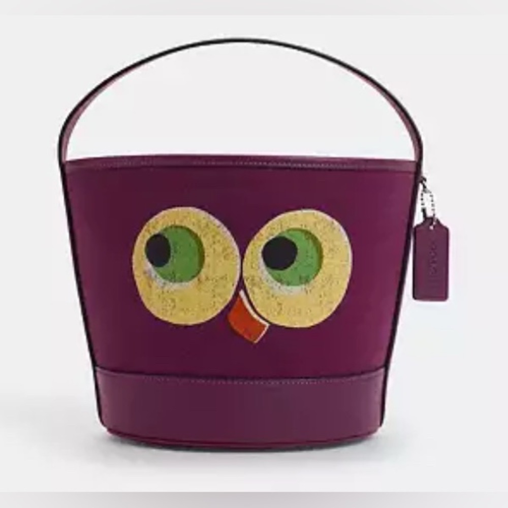 🩶COACH TRICK OR TREAT BUCKET WITH HALLOWEEN OWL 2025 RELEASE - NWT🩶